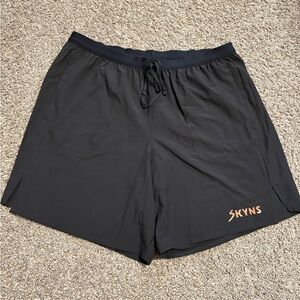 Skyns  M1 7” Unlined Performance Shorts - 'Blk/Caramel size XL